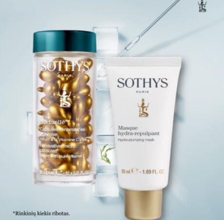 SOTHYS rinkinys vit C kapsulės ir kaukė