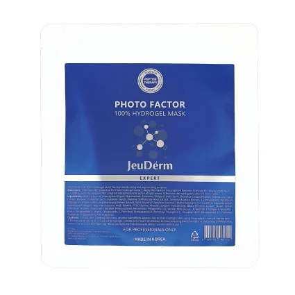 JeuDerm HIDROGELIO KAUKĖ / ALA Factor PHOTO FACTOR 100% HYDROGEL MASK