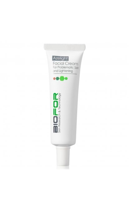 BIOFOR azelight šviesinantis veido kremas probleminei odai 30ml
