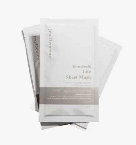 SKAISTINANTI LAKŠTINĖ VEIDO KAUKĖ / DermiShuttle LIFE SHEET MASK