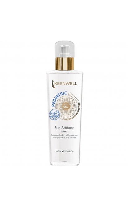 KEENWELL sun attitude fluidas nuo saulės vaikams spf50 200ml