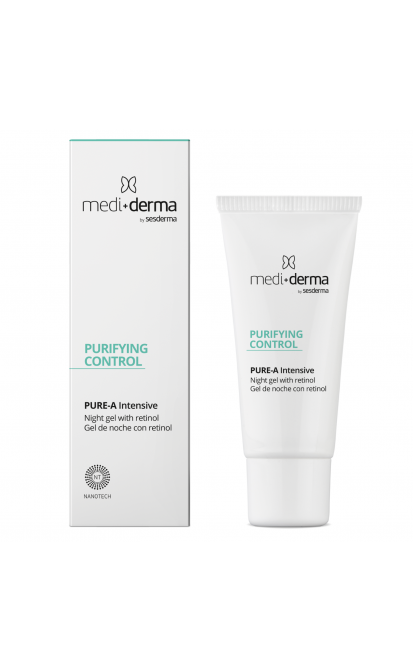 MEDIDERMA pure-a intensive naktinis sebumą reguliuojantis gelis 30ml