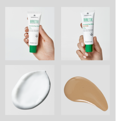 BIRETIX hydramat day spf30 fluidas su spalva