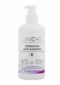 CLINICCARE energizuojantis šampūnas nuo plaukų slinkimo 250 ml