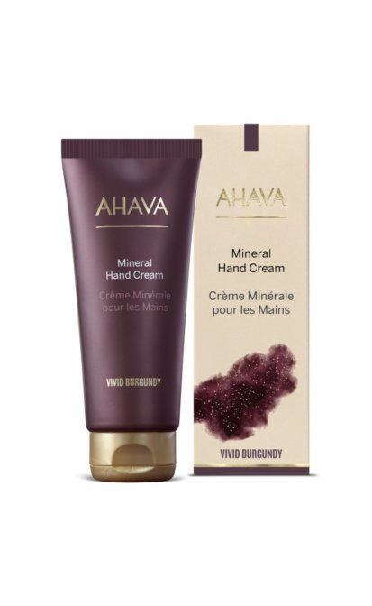 AHAVA mineral vivid burgundy rankų kremas 100ml