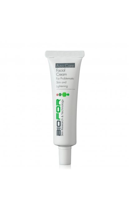 BIOFOR azo care šviesinantis veido kremas probleminei odai 30ml