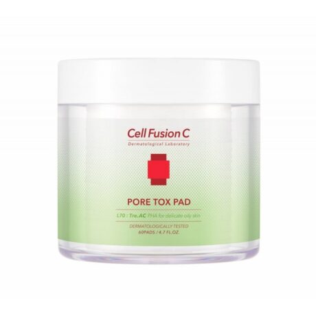 CELL FUSION poras sutraukiantis ir drėkinantis tonikas „Pore Tox Pad“