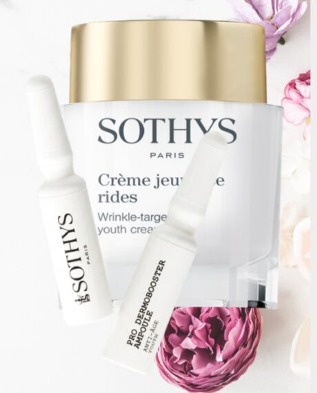 SOTHYS rinkinys kremas+ampulės + DOVANA SOTHYS travel pakuotė