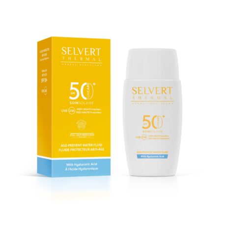 SELVERT THERMAL Emulsija Su Hialurono Rūgštimi SPF50+