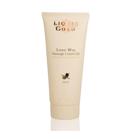 ANNA LOTAN liquid gold kremas-aliejus masažui su šaltalankių aliejumi 200 ml