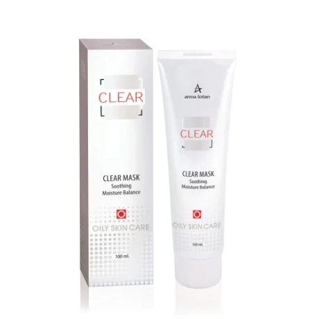 ANNA LOTAN clear raminamoji balansuojamoji kaukė riebiai odai100 ml
