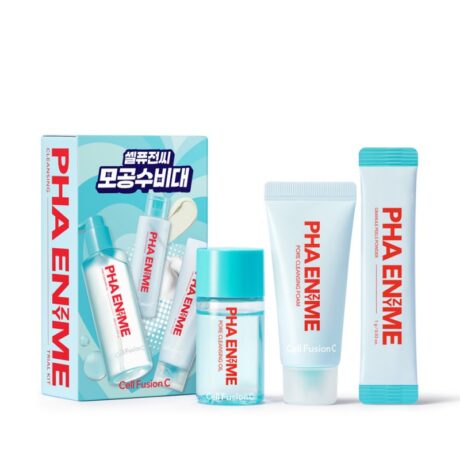 CELL FUSION pha enzyme cleansing travel kit kelioninis trijų etapų odos valymo rinkinys (3 vnt)