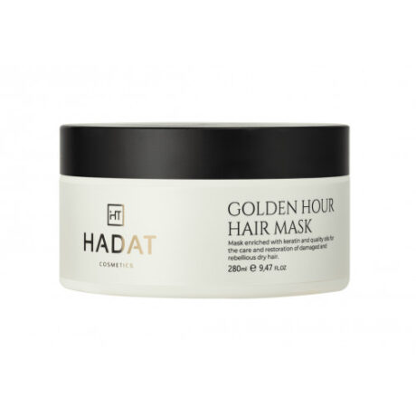 HADAT cosmetics golden hour hair mask – intensyviai atkuriamoji kaukė 280ml