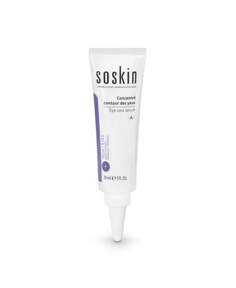 SOSKIN eye care serum paakių serumas su kofeinu ir hialurono rūgštimi 30ml