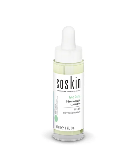 SOSKIN double correction serum aliejinis serumas odos glotnumui ir skaistumui 30ml
