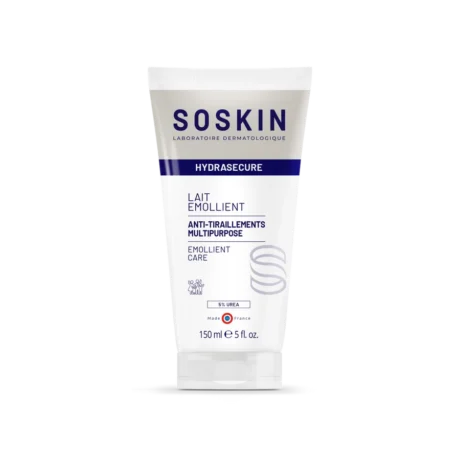 SOSKIN intensyviai drėkinantis minkštinantis odą kūno kremas su šlapalu 150ml