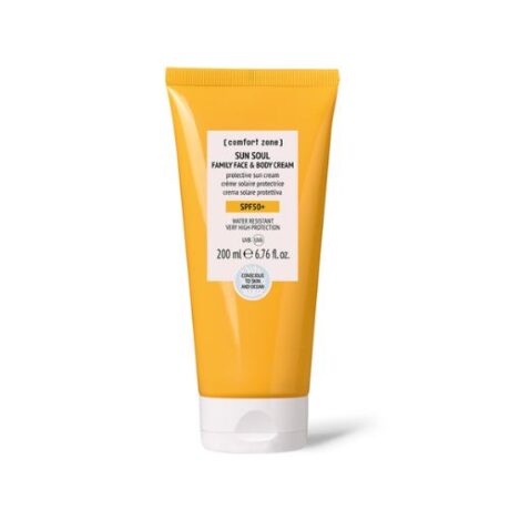 COMFORT ZONE sun soul apsauga nuo saulės veidui ir kūnui visai šeimai SPF50+ 200 ml