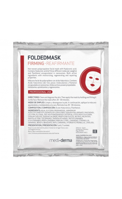 MEDIDERMA folded firming stangrinanti kaukė 1vnt