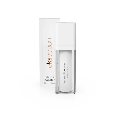 RETIN-OIL BOOSTER – serumas su 0,3 % retinoliu ir 1 % vitaminu E vakarinei brandžios ir netolygaus tono odos priežiūrai. 30 ml.