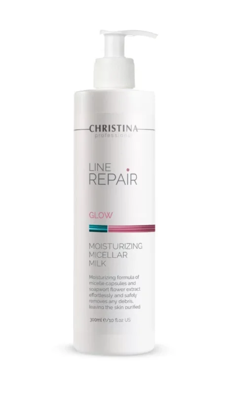 Christina Line Repair Glow Moisturizing Micellar Milk drėkinamasis valomasis pienelis, 300 ml