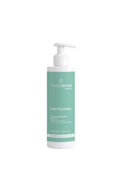 MEDIDERMA Purifying control bemuilis putojantis prausiklis su salicilo rūgštimi 220ml