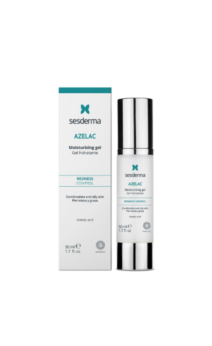 SESDERMA AZELAC drėkinamasis veido gelis mišriai ir riebiai odai 50 ml