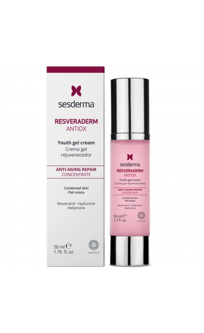 SESDERMA RESVERADERM antioksidacinis gelinis veido kremas 50 ml
